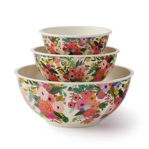 Rifle Paper Co. Garden Party 3pc Melamine Mixing Bowl Set - Target